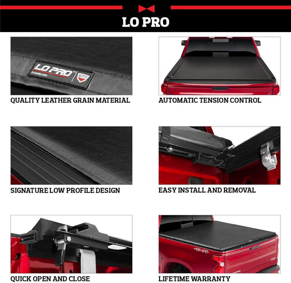 TRUXEDO Lo Pro Soft Roll Up Truck Bed Tonneau Cover for 2015+ 6ft Bed - Colorado & Canyon Enthusiasts