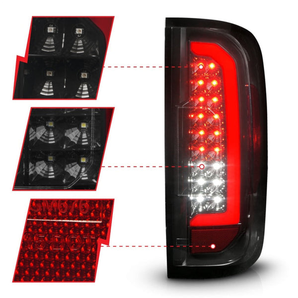 Anzo Full LED Tail Lights - Black Housing/Smoke Lens | 15-22 Chevrolet Colorado - Colorado & Canyon Enthusiasts