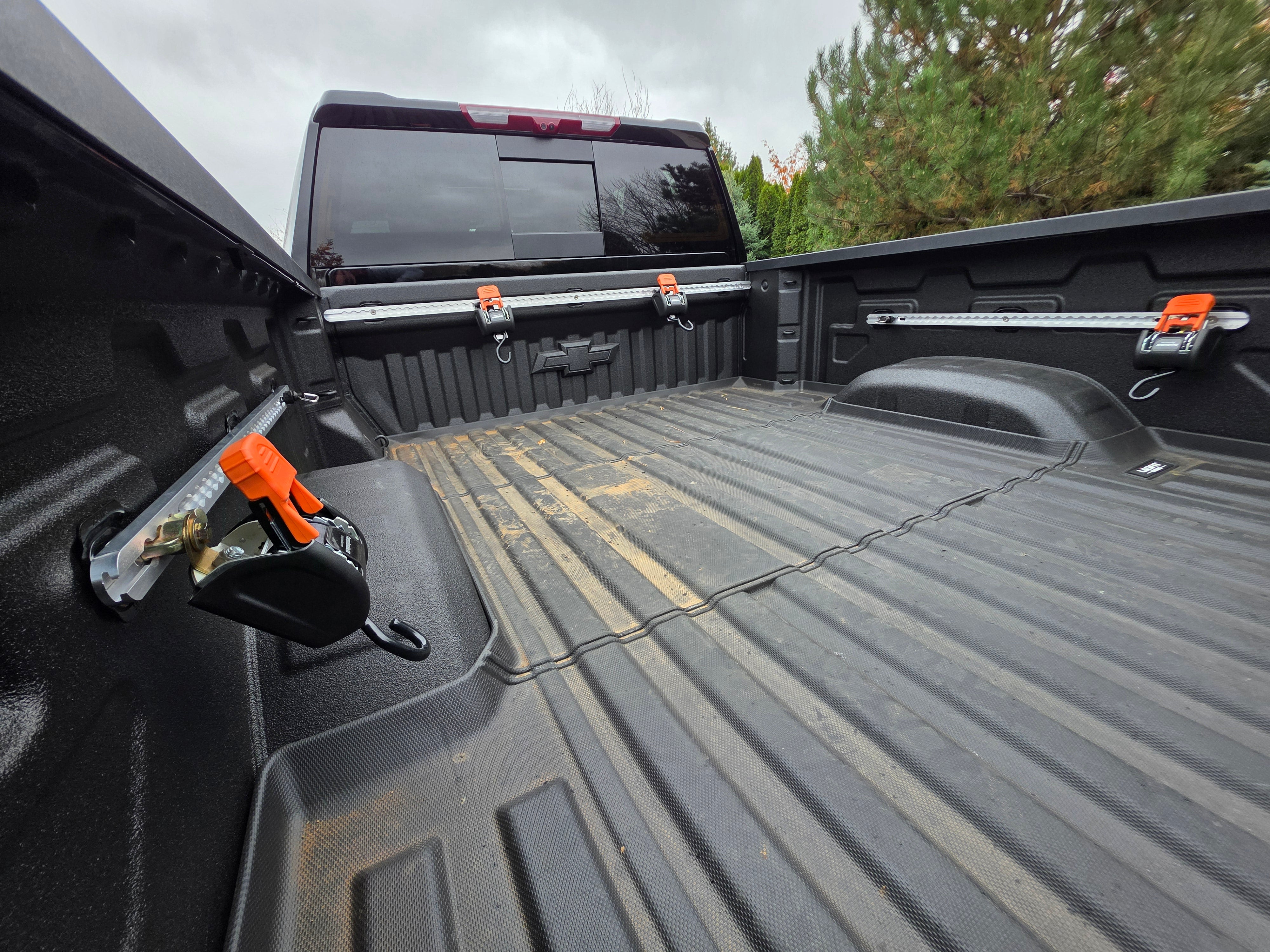 truck bed floor tie downs