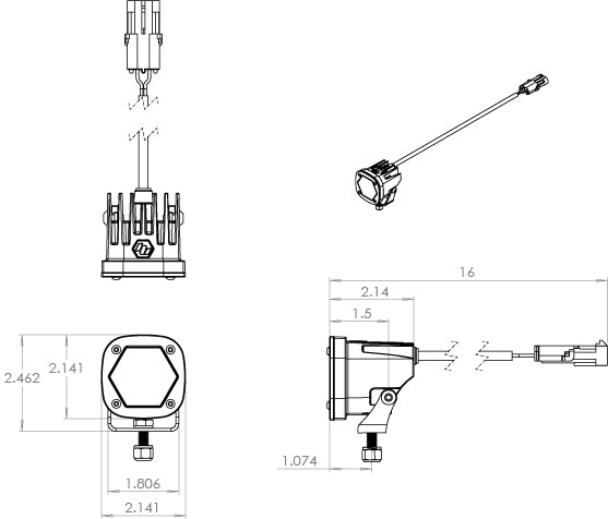Baja Designs LED Light Pods S1 Pair