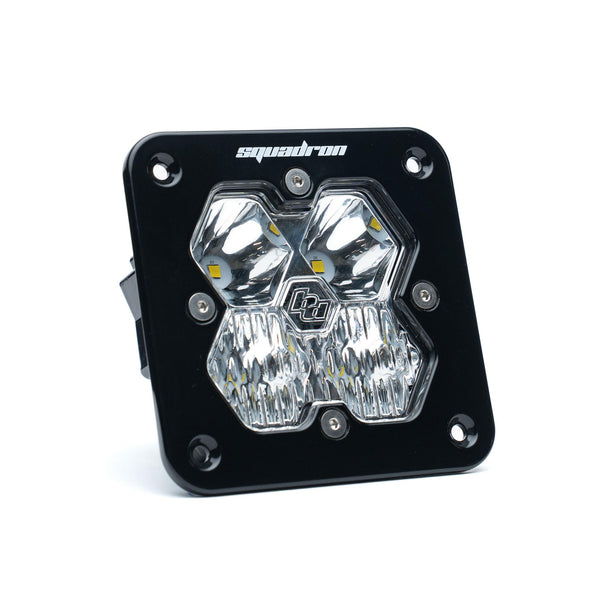 Baja Designs Squadron 2.0 Sport Black Flush Mount LED Auxiliary Light Pod