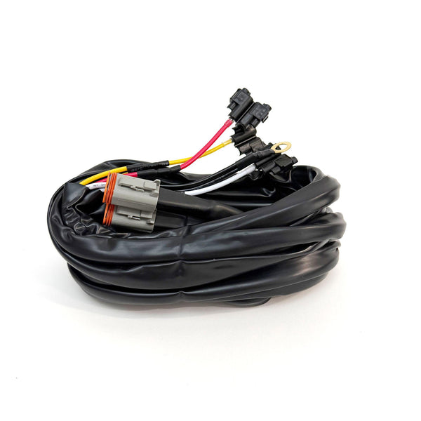 Baja Designs Squadron 2.0 Dual 4-pin Deutsch w/Hi/Low/Backlight Harness