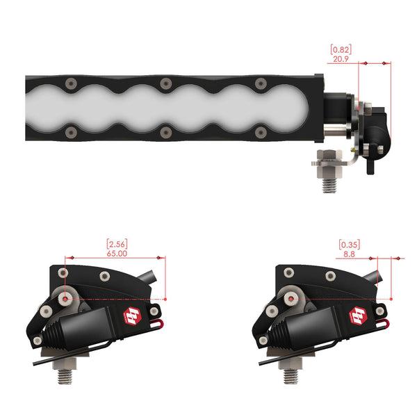 Baja Designs Reflex Light Actuator Kit S8 Double 20 Inch Light Bar