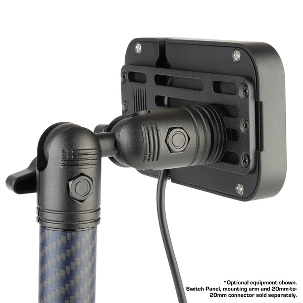 Bulletpoint + Auxbeam 8 Gang Switch Panel Mount with 20mm Connector Nubby Edition - Colorado & Canyon Enthusiasts