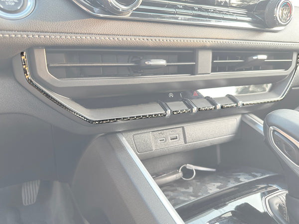 Center Dash Switches Line Accent Trim Fits 2023-2026 Chevrolet Colorado & GMC Canyon - Colorado & Canyon Enthusiasts