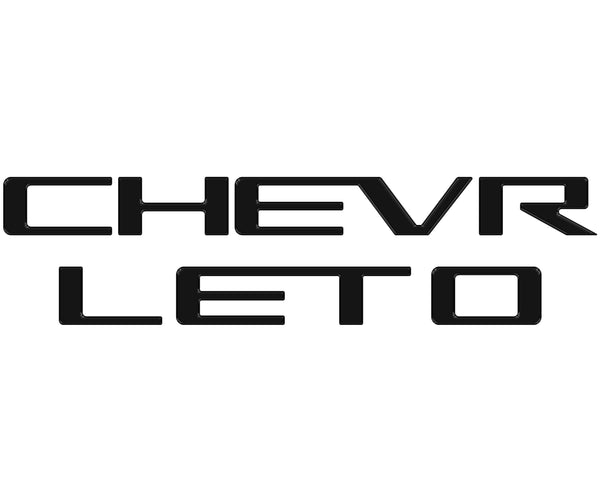 Tailgate Letter Inserts Fits 2023-2026 Chevrolet Colorado - Colorado & Canyon Enthusiasts
