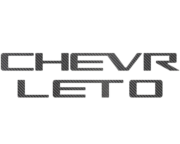 Tailgate Letter Inserts Fits 2023-2026 Chevrolet Colorado - Colorado & Canyon Enthusiasts