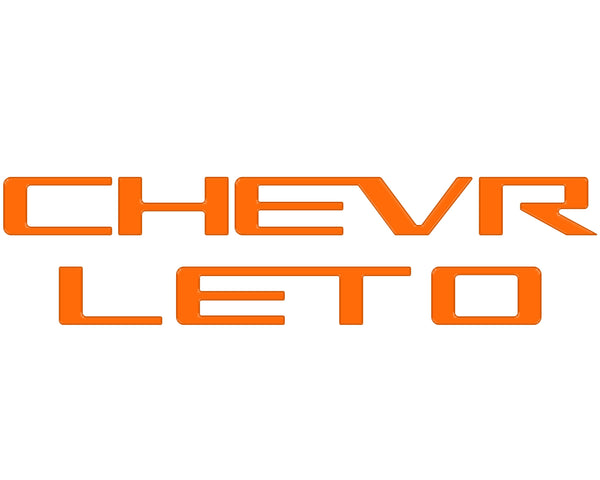 Tailgate Letter Inserts Fits 2023-2026 Chevrolet Colorado - Colorado & Canyon Enthusiasts