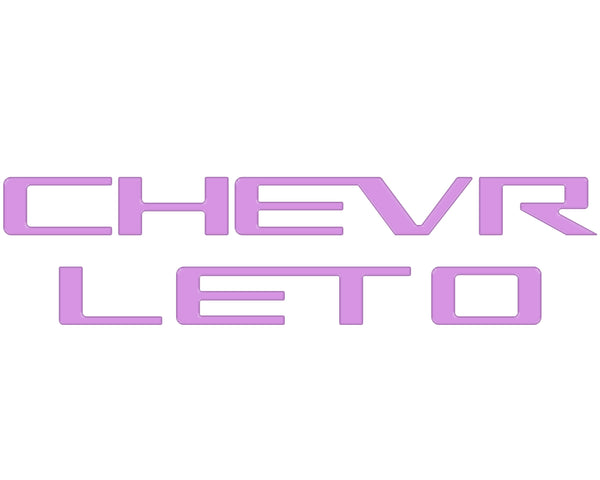 Tailgate Letter Inserts Fits 2023-2026 Chevrolet Colorado - Colorado & Canyon Enthusiasts