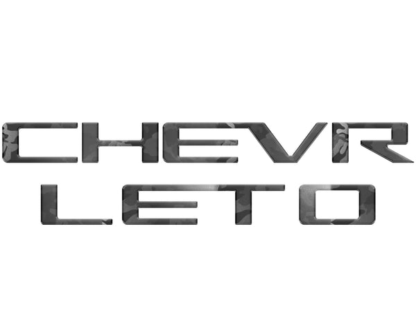Tailgate Letter Inserts Fits 2023-2026 Chevrolet Colorado - Colorado & Canyon Enthusiasts