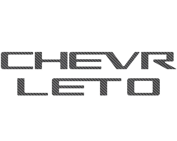 Tailgate Letter Inserts Fits 2023-2026 Chevrolet Colorado - Colorado & Canyon Enthusiasts