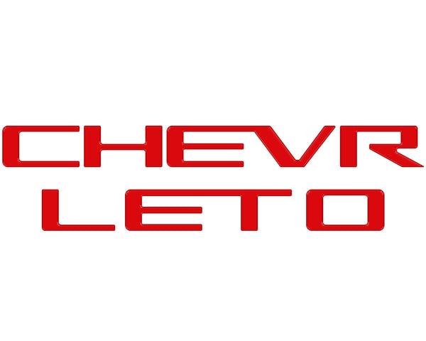 Tailgate Letter Inserts Fits 2023-2026 Chevrolet Colorado - Colorado & Canyon Enthusiasts