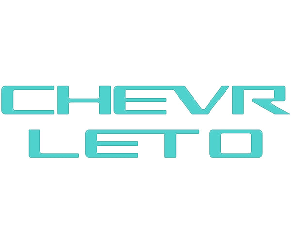 Tailgate Letter Inserts Fits 2023-2026 Chevrolet Colorado - Colorado & Canyon Enthusiasts