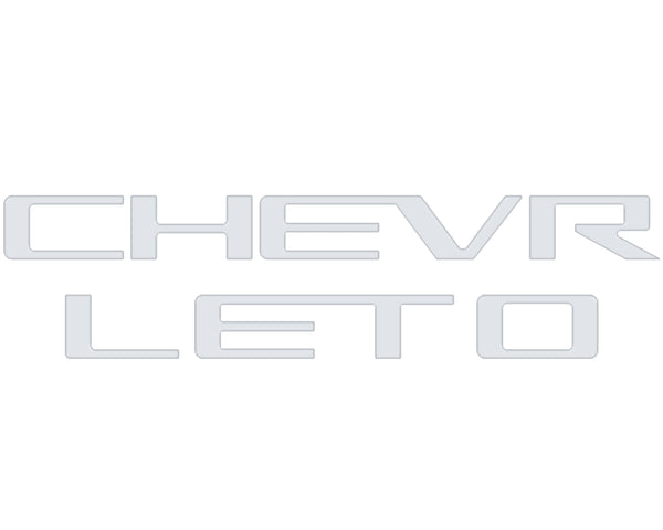 Tailgate Letter Inserts Fits 2023-2026 Chevrolet Colorado - Colorado & Canyon Enthusiasts