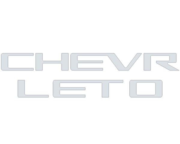 Tailgate Letter Inserts Fits 2023-2026 Chevrolet Colorado - Colorado & Canyon Enthusiasts