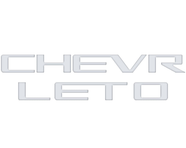Tailgate Letter Inserts Fits 2023-2026 Chevrolet Colorado - Colorado & Canyon Enthusiasts