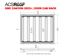 Leitner ACS ROOF | Over Cab Platform Rack for GMC CANYON