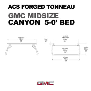 Leitner ACS FORGED TONNEAU - RAILS ONLY - GMC