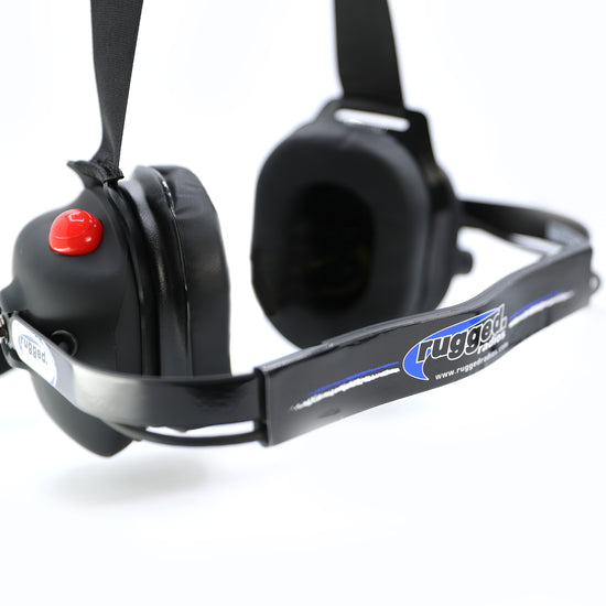 Rugged Radios H43 Rubberized Behind the Head (BTH) 2-Way Radio Headset - Colorado & Canyon Enthusiasts