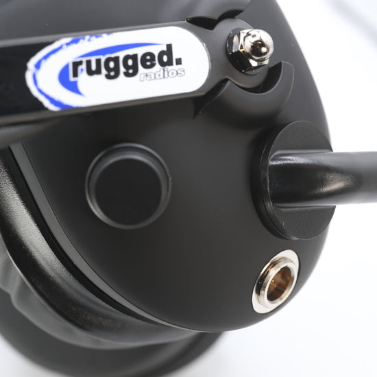 Rugged Radios H43 Rubberized Behind the Head (BTH) 2-Way Radio Headset - Colorado & Canyon Enthusiasts