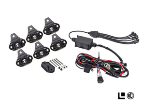 Leitner / KC HiLiTES 339 C-Series RGB LED Rock Light Kit with ACS Brackets