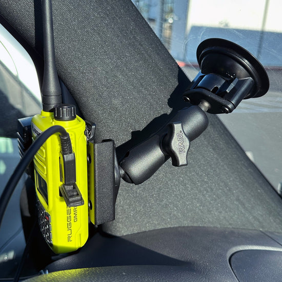Rugged Radios RAM Mount for Handheld Radios - Colorado & Canyon Enthusiasts