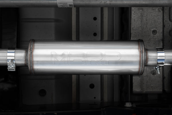 MBRP Armor Pro 3 Inch Cat Back Exhaust Single High Clearance Rear Exit T304 Stainless | 2023+ Chevrolet/GMC Colorado/Canyon 2.7L