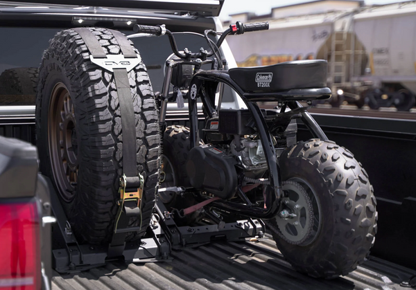DV8 | Truck Bed Universal Tire Carrier & Accessory Mount - Colorado & Canyon Enthusiasts