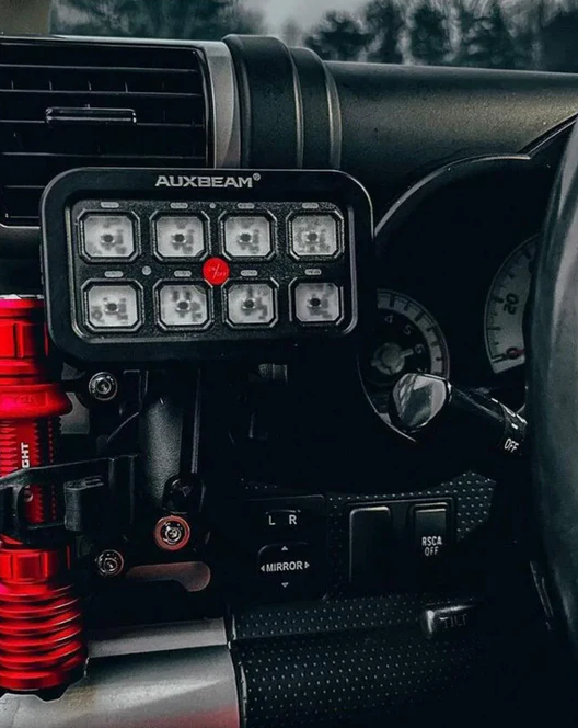 AUXBEAM AR Series 8 Gang LED Switch Panel,Off Road Light Controller