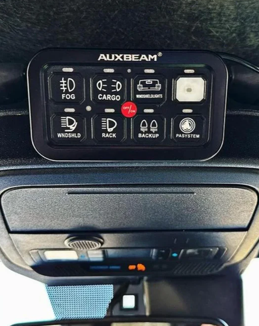 AUXBEAM AR Series 8 Gang LED Switch Panel,Off Road Light Controller