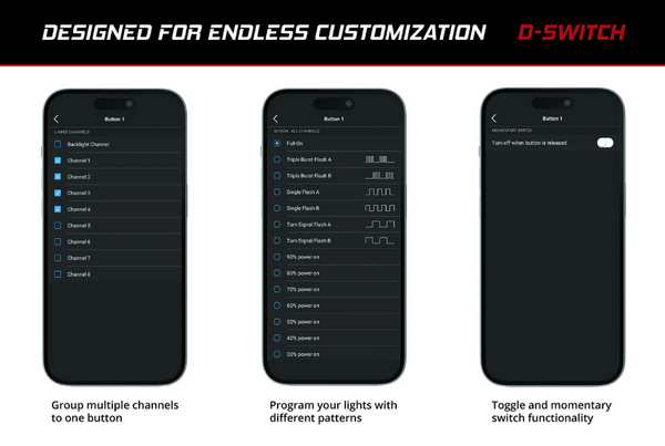 Diode Dynamics D-Switch 8-Channel Switch Panel