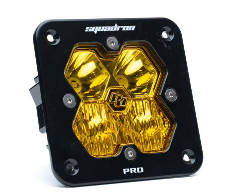 Baja Designs  Squadron 2.0 Pro Black Flush Mount LED Auxiliary Light Pod - Universal