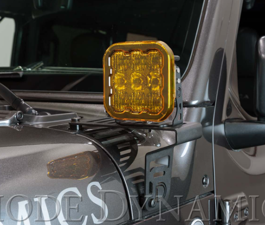 Diode Dynamics SS5 LED Pod Cover, Yellow (one)