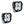 Baja Designs Squadron 2.0 Sport LED Pod Light Pair - Underland Offroad
