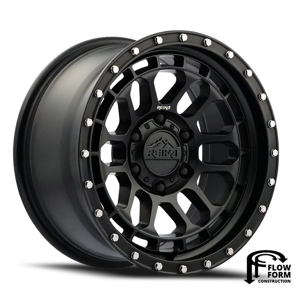 Reika R35 Rambler | Black | 6x5.5 | 0mm | 17x8.5 - Colorado & Canyon Enthusiasts