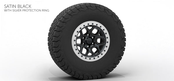 AEV Crestone DualSport | Satin Black | 6x5.5 | +12mm | 17x8