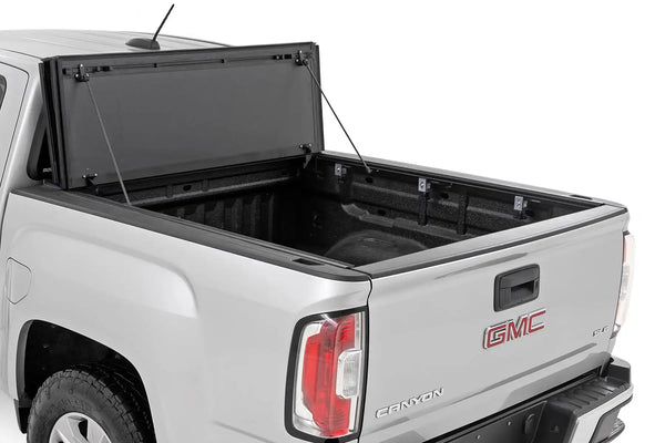 Rough Country Hard Tri-Fold Flip Up Bed Cover | 2015+ Colorado / Canyon - Colorado & Canyon Enthusiasts