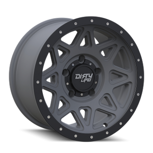 Dirty Life Wheels Theory 9305 | Matte Gunmetal | 6x139.7 | -12mm | 17x9 - Colorado & Canyon Enthusiasts
