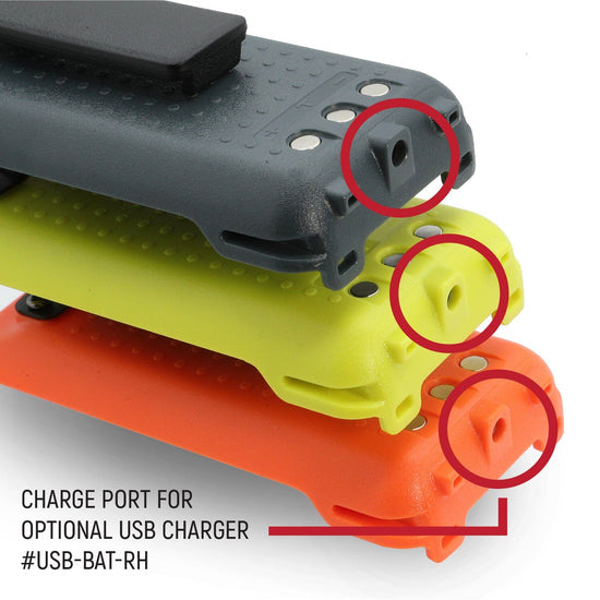 Rugged Radios GMR2 Replacement Battery w/ 12v Charge Port and Belt Clip - Colorado & Canyon Enthusiasts