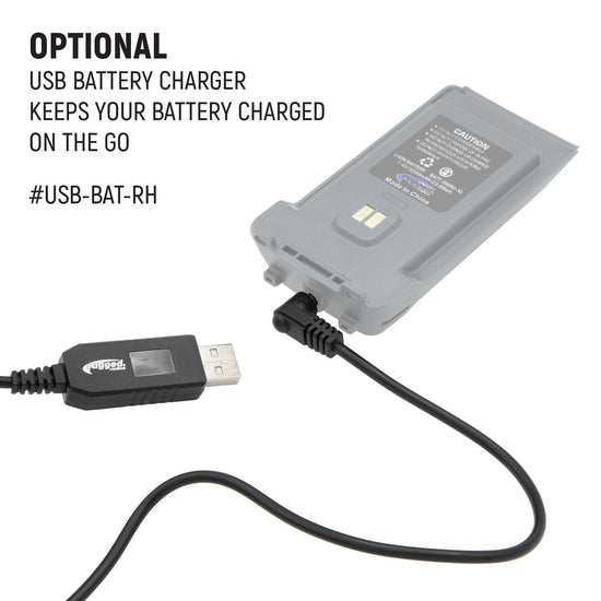 Rugged Radios GMR2 Replacement Battery w/ 12v Charge Port and Belt Clip - Colorado & Canyon Enthusiasts