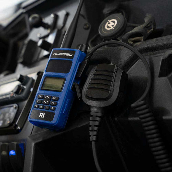 Rugged Radios Radio and Speaker Mic Mount for Handheld Radios - Colorado & Canyon Enthusiasts