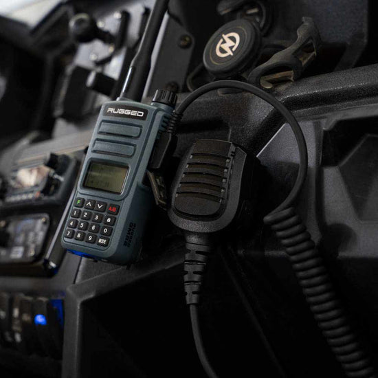 Rugged Radios Radio and Speaker Mic Mount for Handheld Radios - Colorado & Canyon Enthusiasts