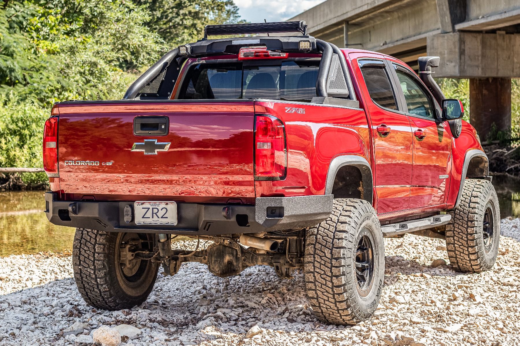22 Colorado Rear Chassis Unlimited High Clearance Rear Bumper | 15-22 colorado / canyon