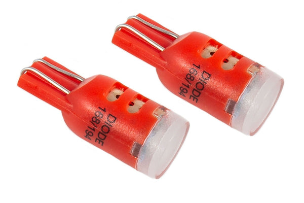 Diode Dynamics - DD0030P - 194 LED Bulb HP5 LED Red Pair - Colorado & Canyon Enthusiasts