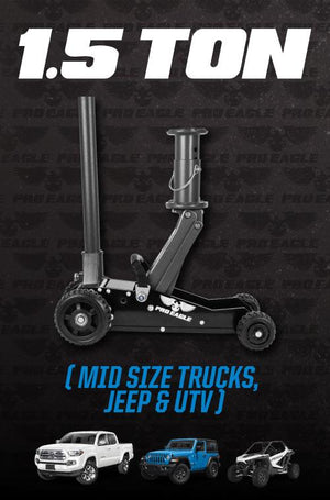Pro Eagle 1.5-Ton "Talon" Big Wheel Jack - Colorado & Canyon Enthusiasts