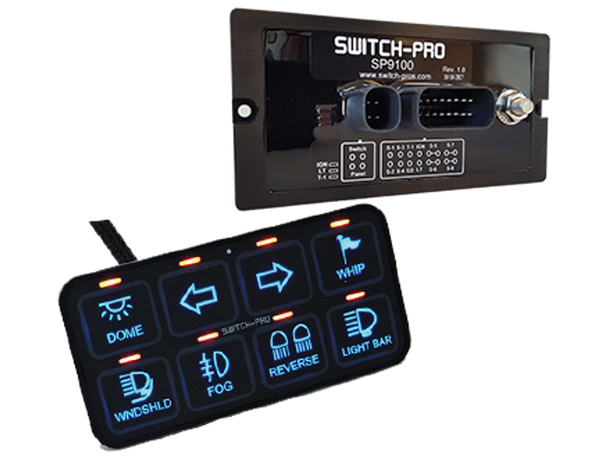 Switch-Pros SP9100 8-Switch Programmable Switch Panel Power System - Colorado & Canyon Enthusiasts