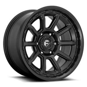 Fuel Torque | Matte Black | 6x120 | +1mm | 17x9 - Colorado & Canyon Enthusiasts