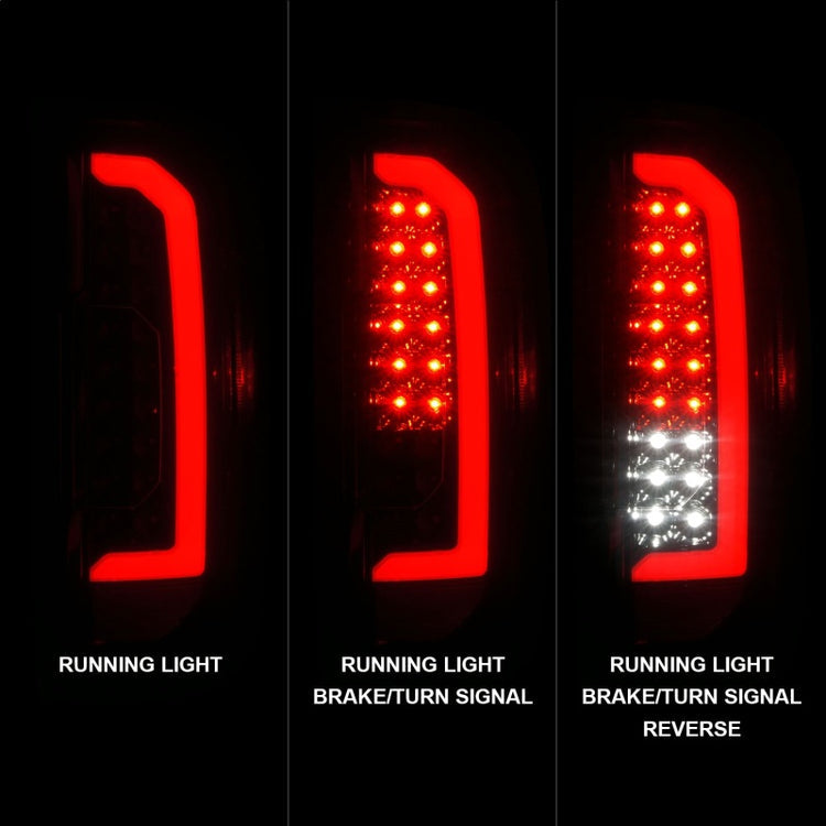 Advan_version Full LED Tail Lights For 2015-2022 Chevy Colorado – Smoke Lens, Black Housing, DOT/SAE