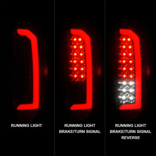 Anzo Full LED Tail Lights - Black Housing/Smoke Lens | 15-22 Chevrolet Colorado - Colorado & Canyon Enthusiasts