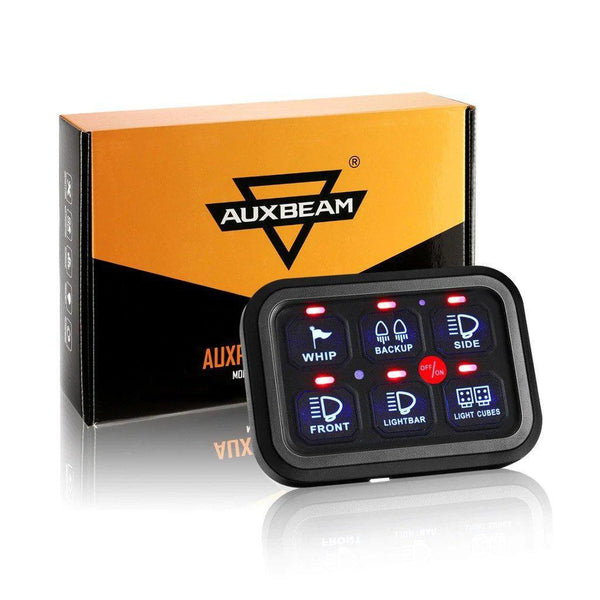 Auxbeam 6-Gang Switch Panel - Colorado & Canyon Enthusiasts